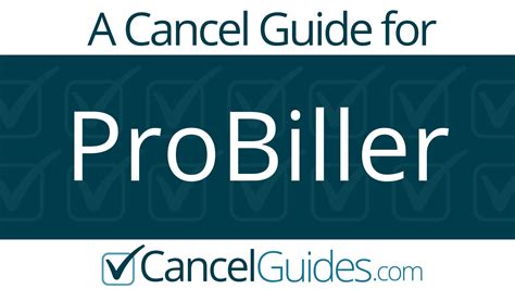 probiller cancel subscription online|Probiller Payment Solutions